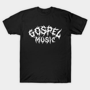 Gospel Music Metal Style T-Shirt